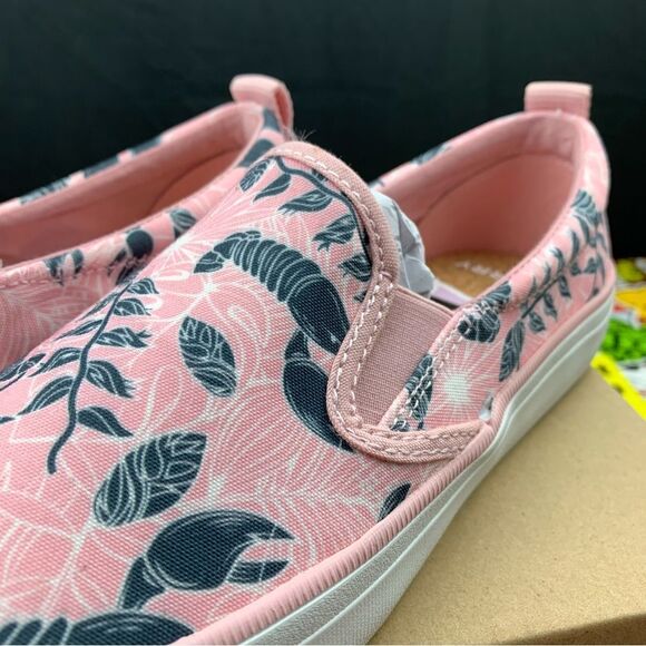 Sperry Crest Resort Pink Floral Slip Ons Women's Various Size - Picture 7 of 13